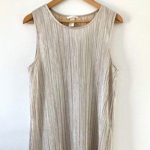 H&M Metallic Light Silver Dress